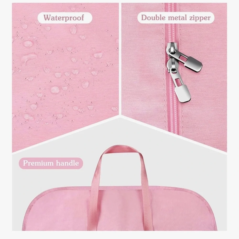 Pink Garment Bag for Dresses